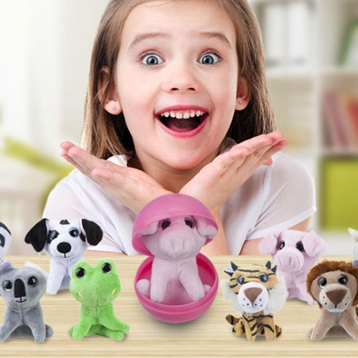 PMS Minipetz Mini Animal Surprise Balls - 12 Assorted Minipet for Kids - Perfect Gift