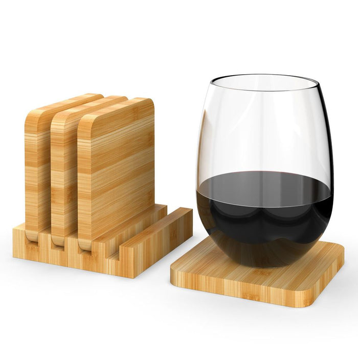 Natural Bamboo Coasters - Protect Your Furniture with Style