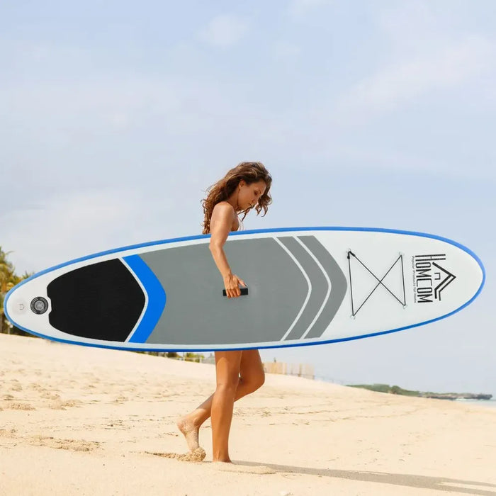 10ft Inflatable SUP Board with Carry Bag & Accessories - Perfect for Adults & Kids - Durable & Easy to Use - Max Load 120kg