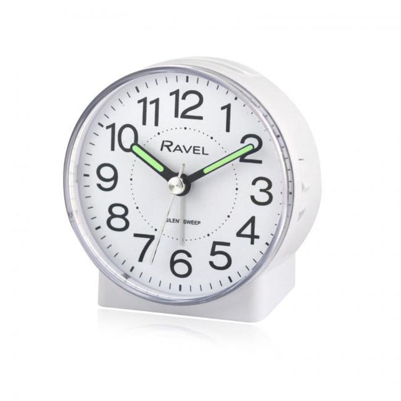 High-Quality Ravel Quartz Alarm Clock - Sleek, Bold, and Dependable. Perfect for Any Room!