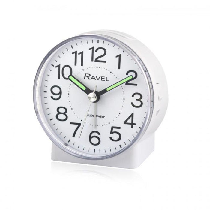 High-Quality Ravel Quartz Alarm Clock - Sleek, Bold, and Dependable. Perfect for Any Room!