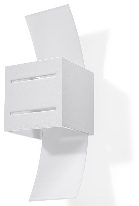 Stylish Loreto Wall Lamp - Modern Loft Design, White, Up/Down, G9 Bulb