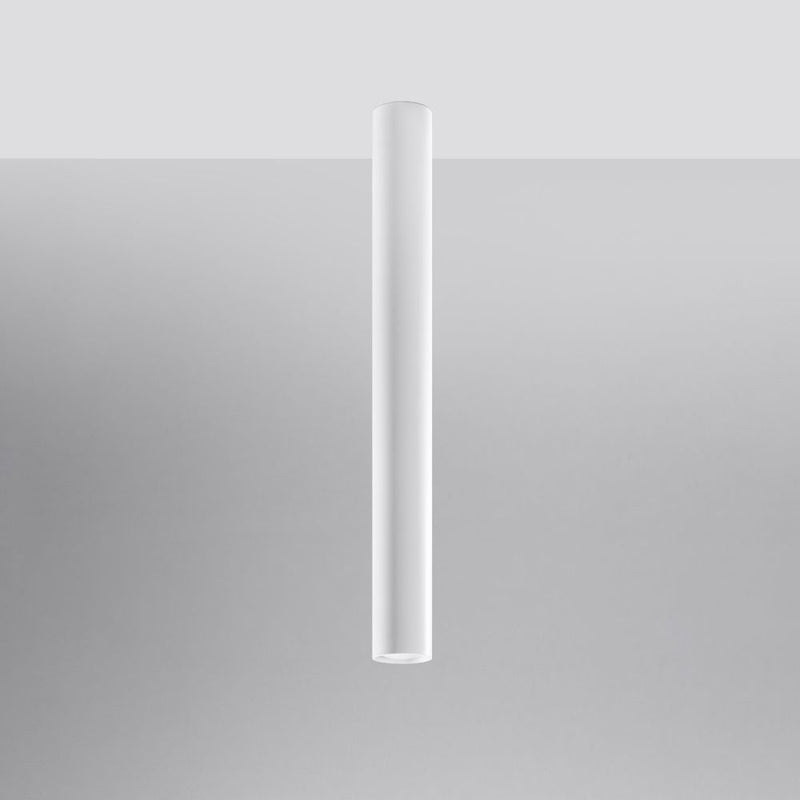 Sleek Steel Ceiling Lamp - Lagos Collection: Modern Design, GU10 Bulb Compatible