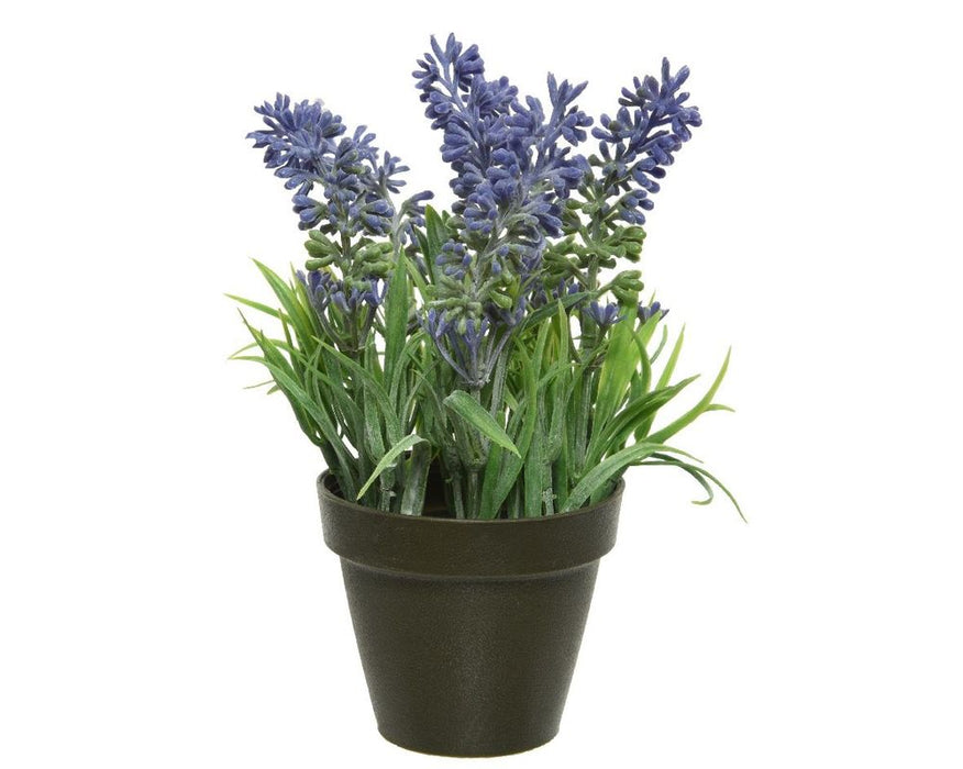 High-Quality Artificial Lavender Plant, Purple, 17cm - Lifelike Decor for an Elegant & Calming Ambiance!