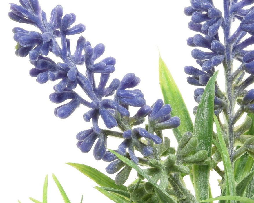 Realistic Artificial Lavender Bunch - Purple Blooms 26cm