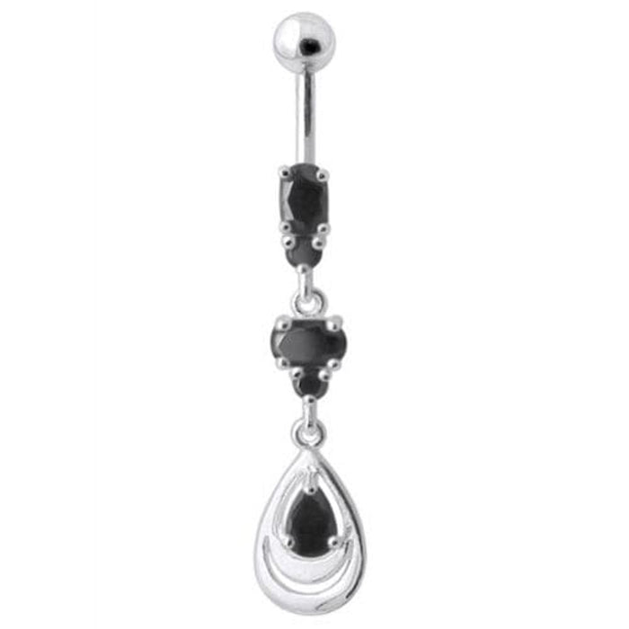 Fancy Jeweled Navel Belly Button Ring