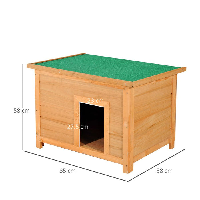 Premium 82cm Wooden Dog Kennel: Durable, Waterproof, and Comfortable Pet Shelter for Backyard and Garden