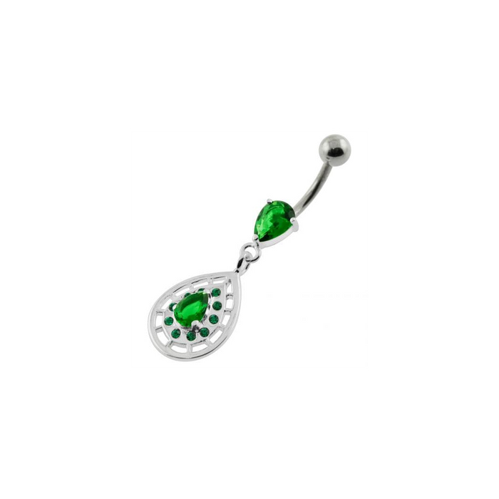 Tear Drop Patten Navel Belly piercing