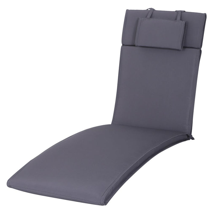 Transformative Garden Sun Lounger - Comfy Cushion & Reclining Relaxer