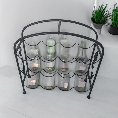 40CM 12 BOTTLE WINE HOLDER