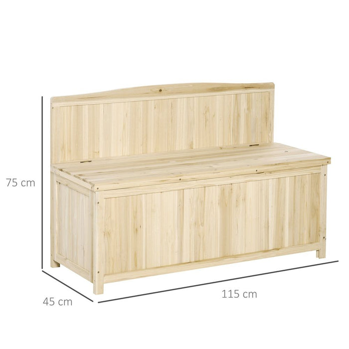 Outdoor Garden Bench & Storage: Wood Deck Seating & Arch Design