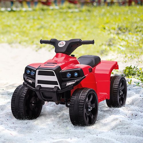 6 V Kids Ride on Cars Electric ATV for 18-36 months Toddlers Black䗧