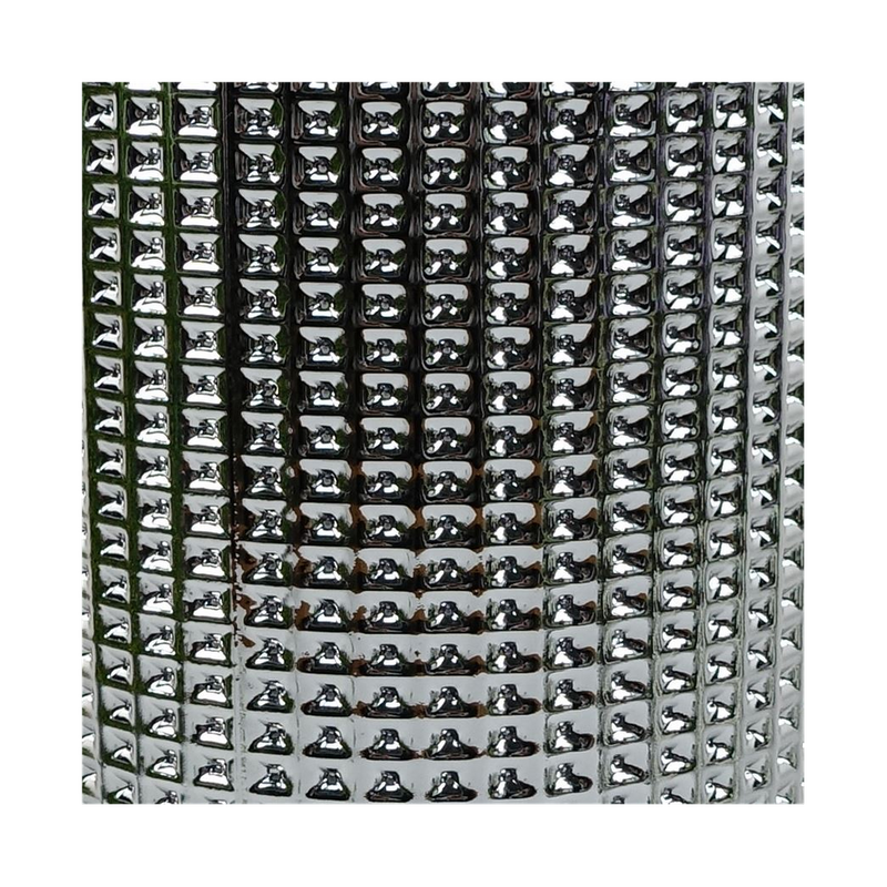 Exquisite 30cm Silver Dot Glass Vase