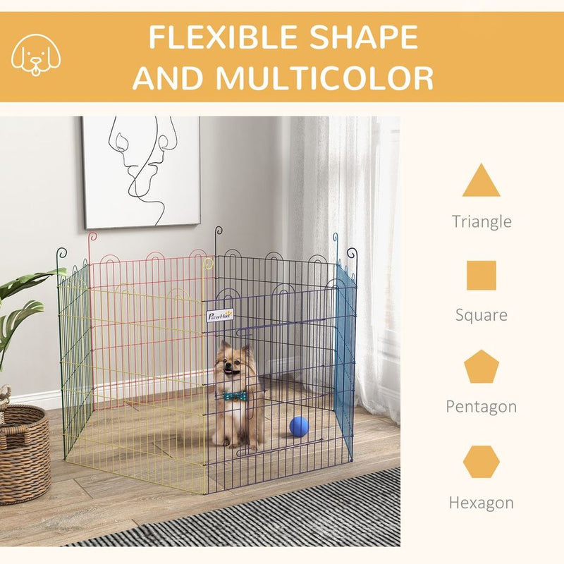 Portable PawHut Pet Playpen - Secure and Versatile for Dogs & Puppies