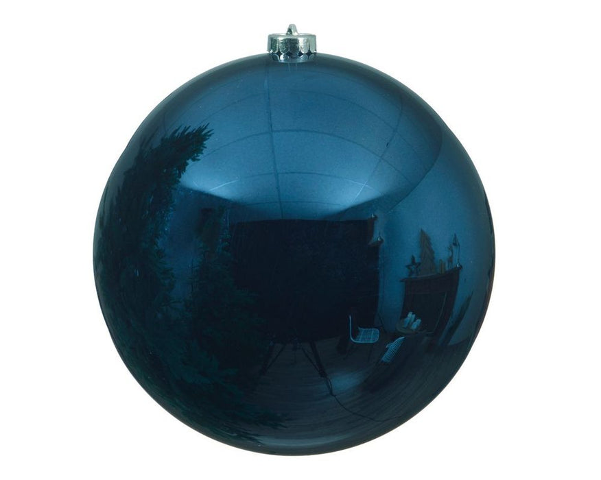 Shatterproof Night Blue Bauble 20cm - Christmas