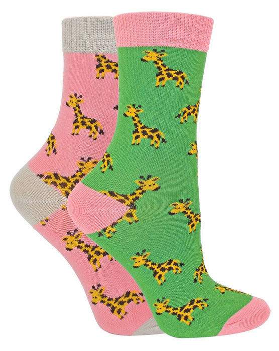 Miss Sparrow - Girls 2 Pack Bamboo Socks