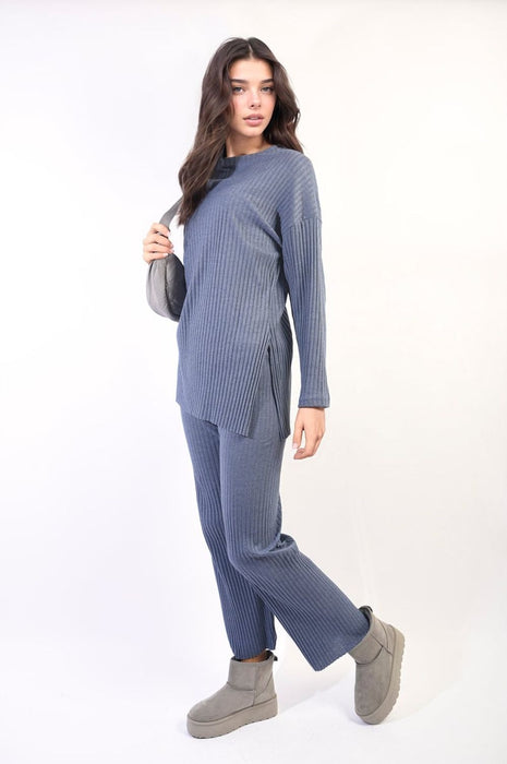 Annalise Knitted Top and Trouser Co-ord Set