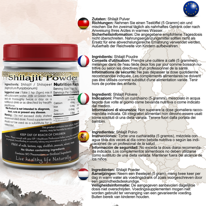 Nature's Best: Pure Himalayan Shilajit Powder - 3.5 Oz (100g)