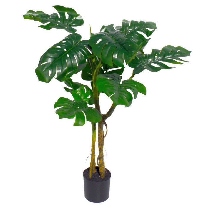 High Quality 120cm Artificial Monstera Cheese Plant - Realistic, Lifelike Foliage - Perfect for Any Space