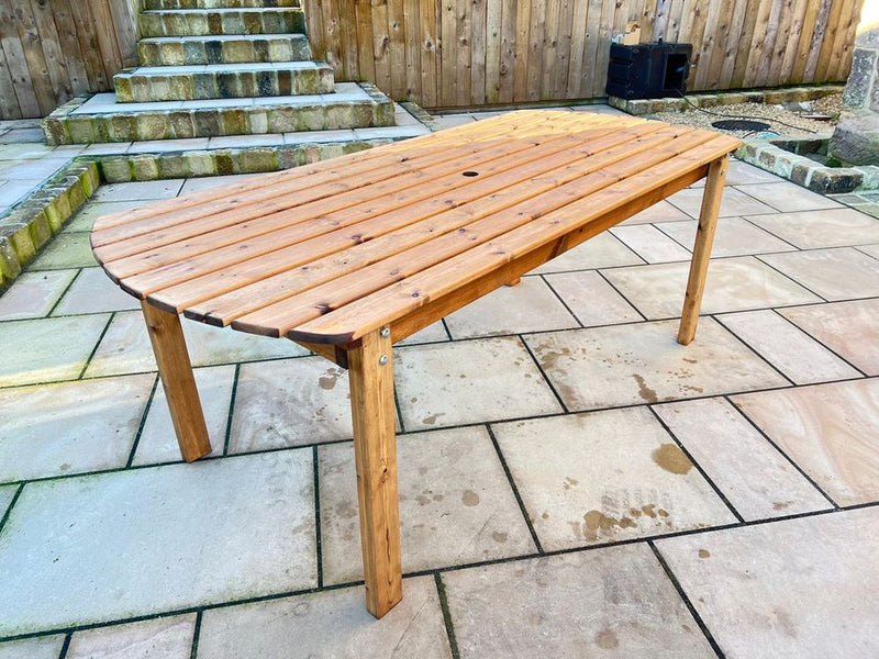 Premium 7ft Rounded Edge Table - High Quality, Durable & Stylish