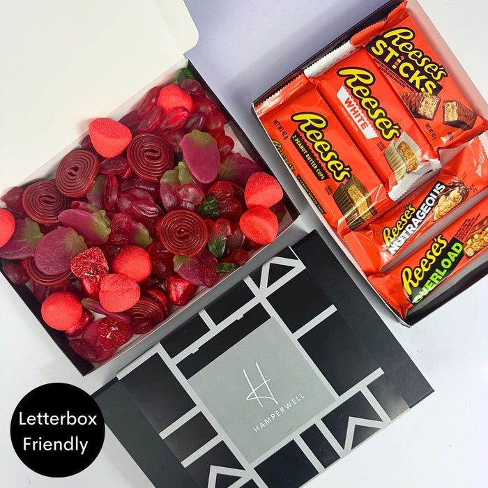 Red Sweets Letterbox Gift Hamper