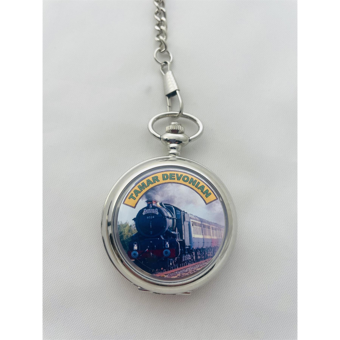 Boxx Tamar Train Picture Pocket Watch | High-Quality Timepiece