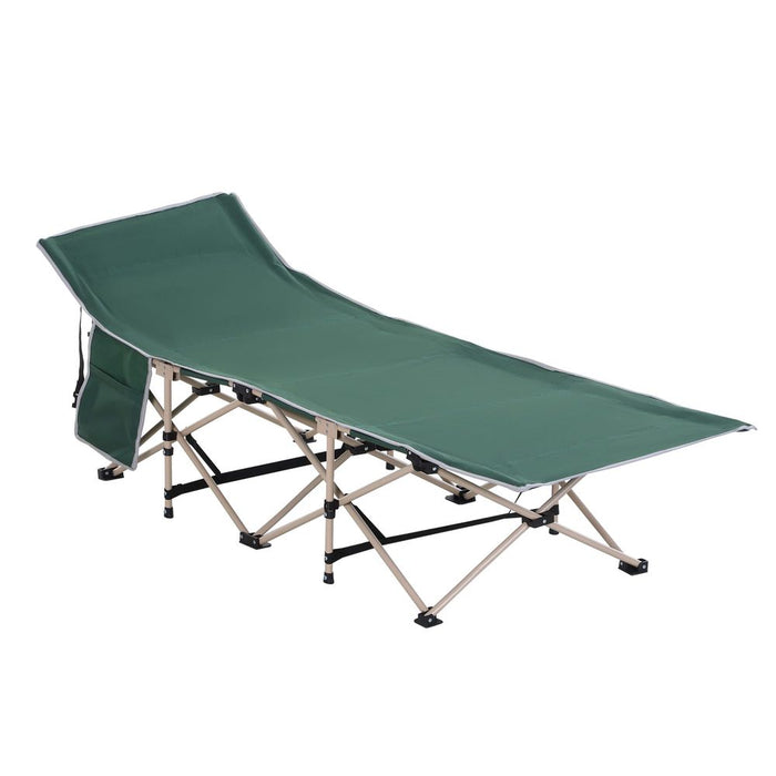 Ultra Comfort Outdoor Military Bed - Portable, Durable, & Waterproof Cot for Camping, Festivals - Outsunny