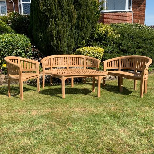 160CM 3 SEAT PEANUT BENCH