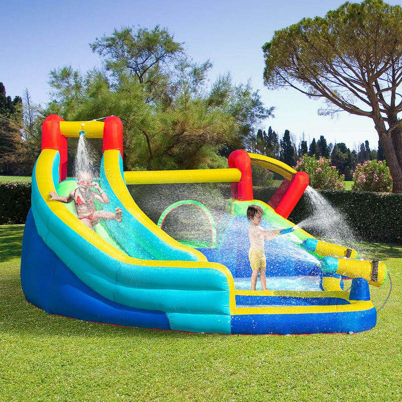 Ultimate 5-in-1 Kids Bouncy Castle with Slide Pool - High-Quality Inflatable House