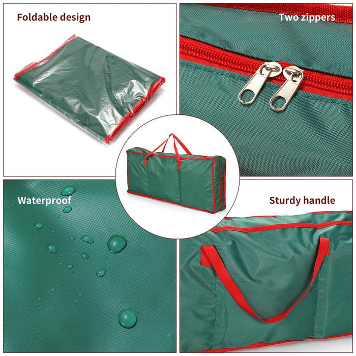 Christmas Xmas Gift Wrap Storage Bag [Green,0008941] - Organize, Store, & Protect Your Wrapping Paper & Accessories