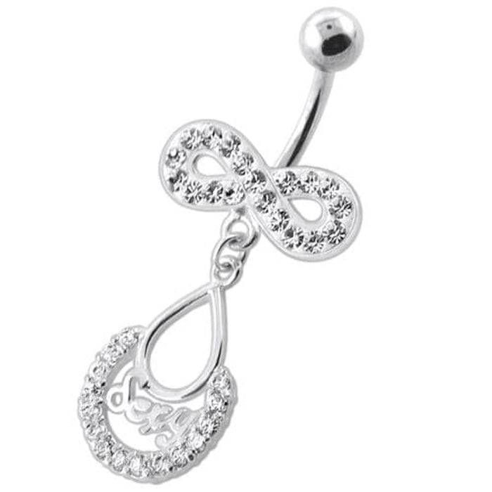 Sexy Infinity Dangling Belly bar