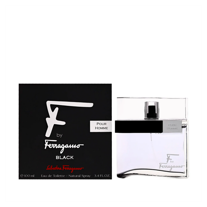 Salvatore Ferragamo F By Ferragamo Black Pour Homme Eau de Toilette Spray 100ml