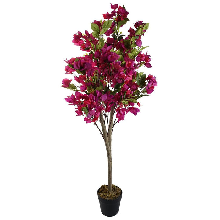 120cm Pink Bougainvillea Tree - Lifelike, Low-Maintenance Artificial Plant with Incredible Detail