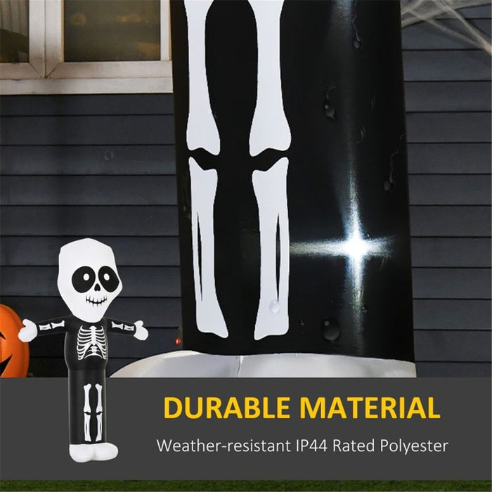 Halloween Decoration Inflatable Skeleton Ghost Decoration 195W x 70D x 300Hcm