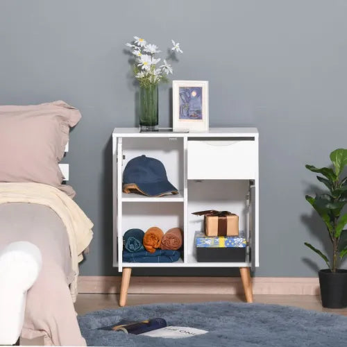 Floor Cabinet Storage Cupboard Sideboard with Drawer for Bedroom, Living Room