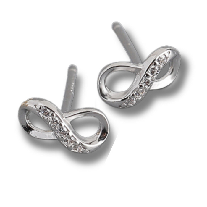 Infinity Stud Earrings | Ideal Birthday or Christmas Gift