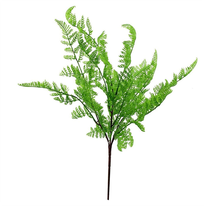 High-Quality 50cm Dark Green Artificial Southern Wood Fern Bush