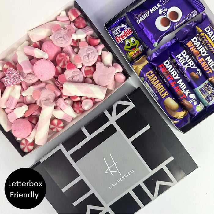 Pink Sweets Letterbox Gift Hamper