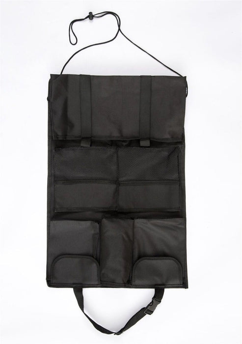 VINSANI DELUXE BACK SEAT ORG BLACK DELBASEAT