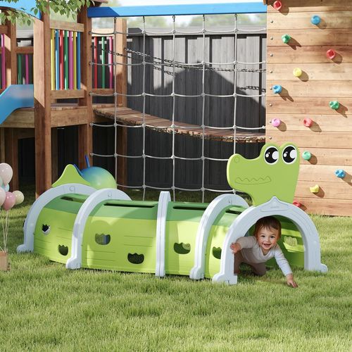 AIYAPLAY Kids Play Tunnel for Crawl and Climb, Toddler Tunnel for 3-6 Years Old