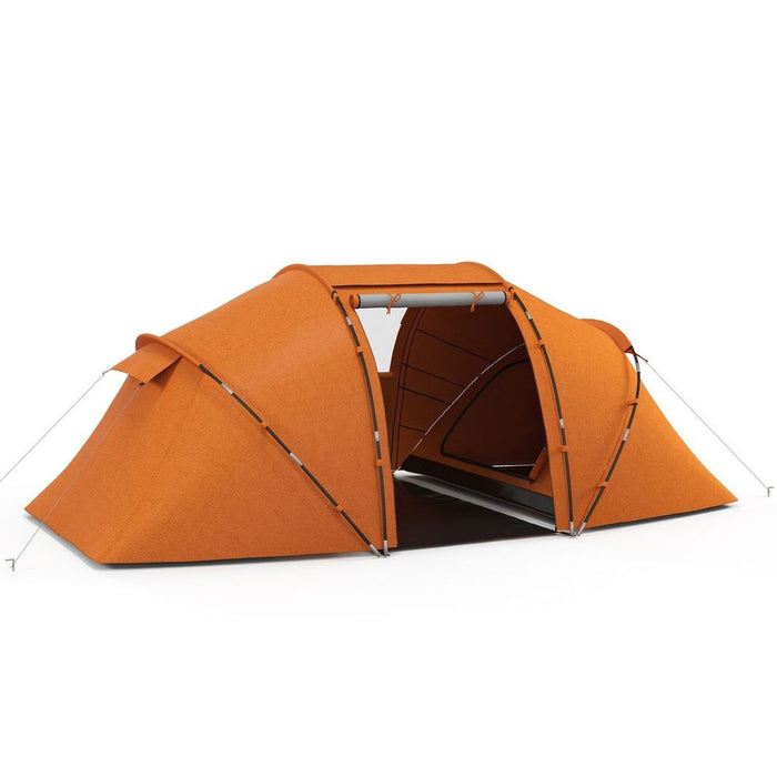 Outsunny 4-6 Person Camping Dome Tent - Spacious, Weather-Resistant, Perfect for Hiking & Travel