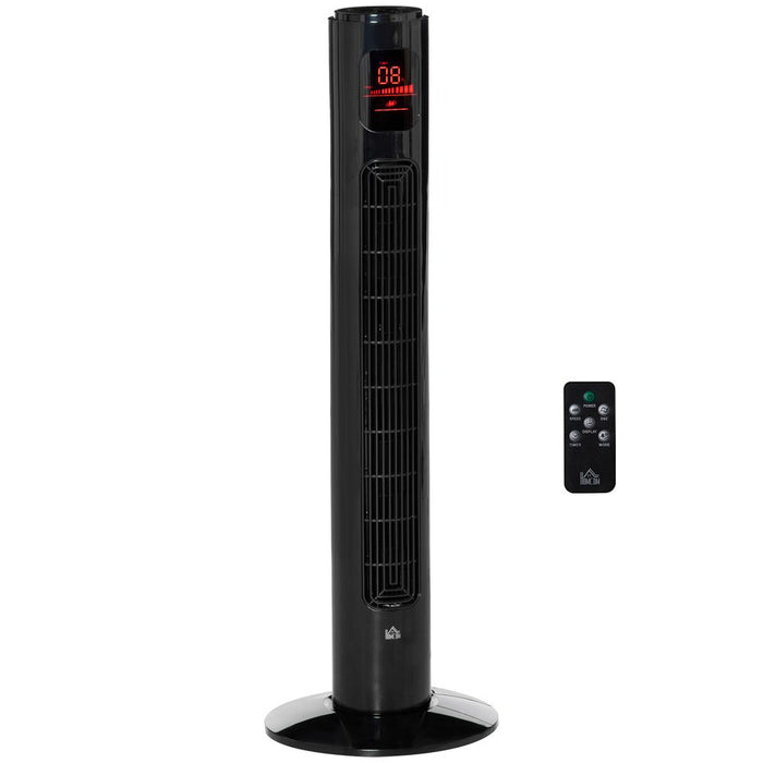 Fan Tower, ?32x96H cm-Black