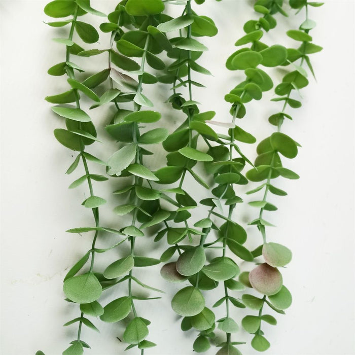 6 x 80cm Artificial Hanging Trailing Eucalyptus Plant