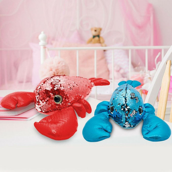 Doodle 11" Glitzies Lobster Magic Sequin Plush, Assorted Colors