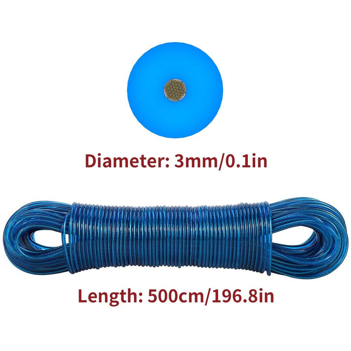 VINSANI BLUE 50M WASHING LINE ROPE 1010116