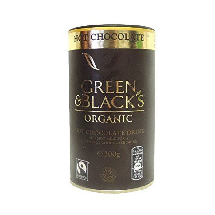 Premium Organic Hot Chocolate by Green & Blacks | 6x300g | Made with Natural Ingredients