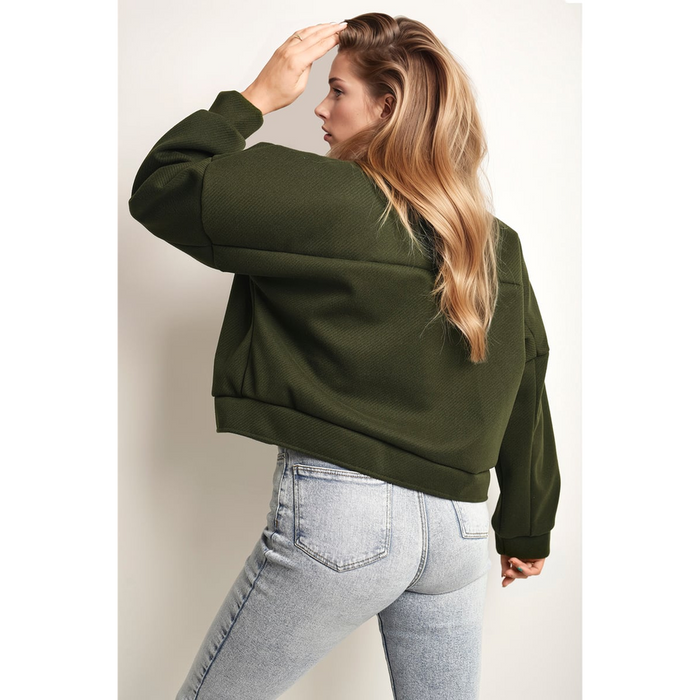 Premium Quality Flap Pocket Crop Jacket - Elevate Your Style Game Now!