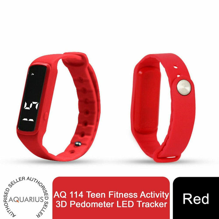 Aquarius AQ 114 Teen Fitness Activity LED Tracker with 3D Pedometer