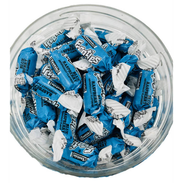 Frooties Blue Raspberry Jar Avg Count 180 - Delicious Raspberry Flavour Soft Chews in a Convenient Reusable Jar