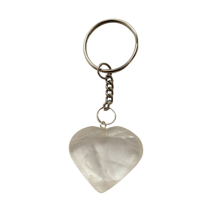 Crystal Heart Keychain, 10x3cm